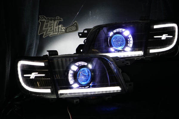 01-02 Subaru Forester SF5 Headlights - Braggin Lightz