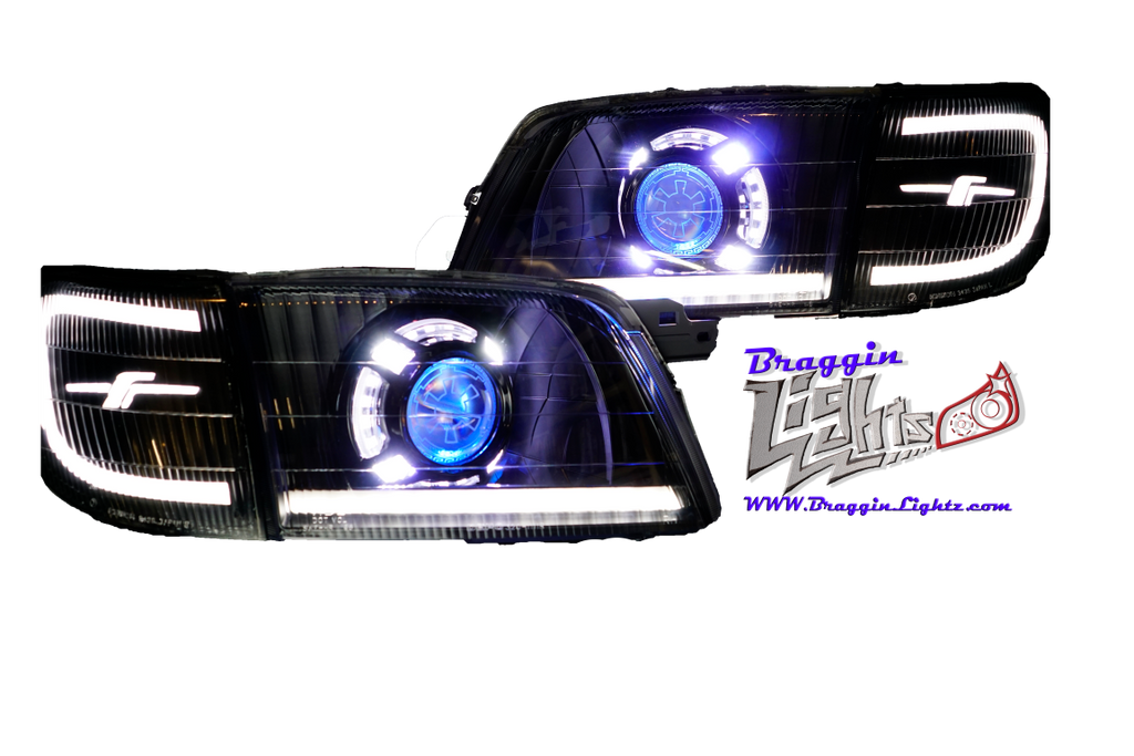 01-02 Subaru Forester SF5 Headlights - Braggin Lightz